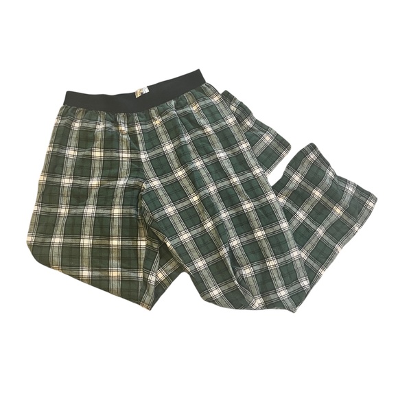 Boxercraft Green/White Plaid Flannel Pajama Pants | Small - Picture 4 of 5